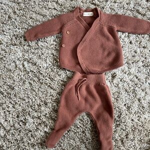 Quincy Mae Brown Footies One Piece